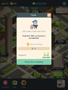 Showcase of Interesante juego de simulación del mercado de valores